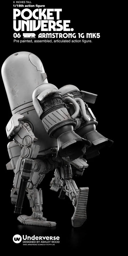 POCKET UNIVERSE - WWR - 1/18 - ARMSRTONG 1G MK5 - FROST GUARD (Underverse)ㅤ – Underverse – ActionFigureBrasil