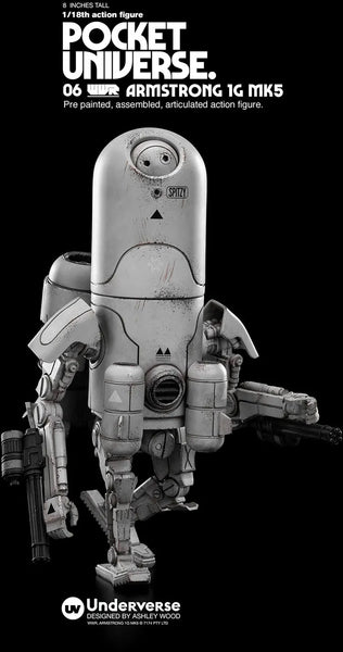 POCKET UNIVERSE - WWR - 1/18 - ARMSRTONG 1G MK5 - FROST GUARD (Underverse)ㅤ – Underverse – ActionFigureBrasil — close