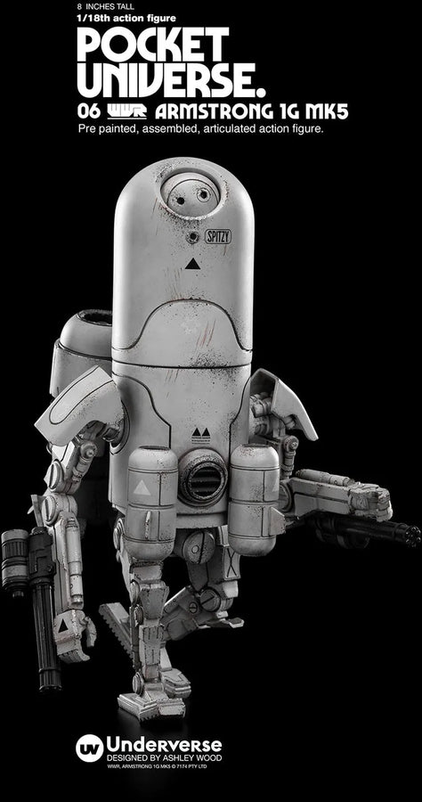 POCKET UNIVERSE - WWR - 1/18 - ARMSRTONG 1G MK5 - FROST GUARD (Underverse)ㅤ – Underverse – ActionFigureBrasil
