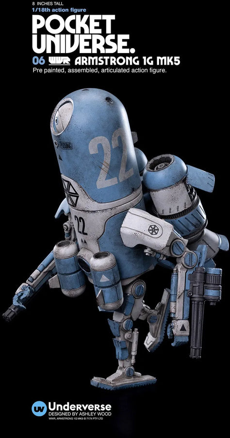 POCKET UNIVERSE - WWR - 1/18 - ARMSRTONG 1G MK5 - MEDITERRANEANN GUARDA (Underverse)ㅤ – Underverse – ActionFigureBrasil