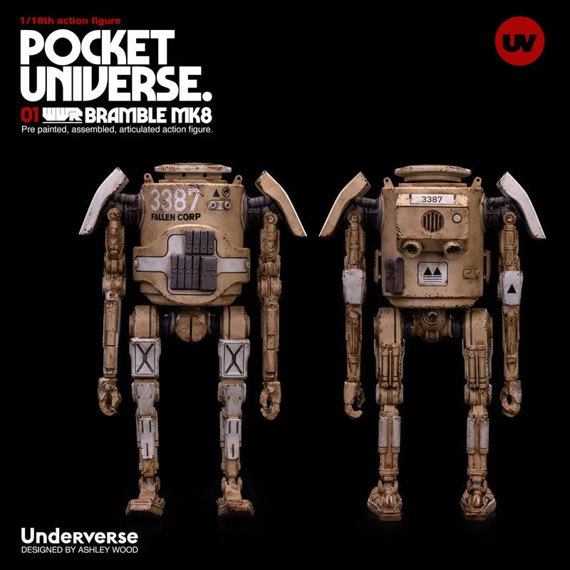 POCKET UNIVERSE WWR 1/18 BRAMBLE MK8 Sand colorㅤ – Underverse – ActionFigureBrasil