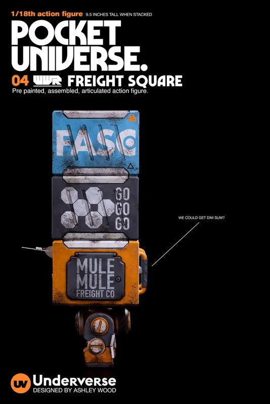 POCKET UNIVERSE WWR 1/18 MULE HEAVY FREIGHT SQUAREㅤ – Underverse – ActionFigureBrasil