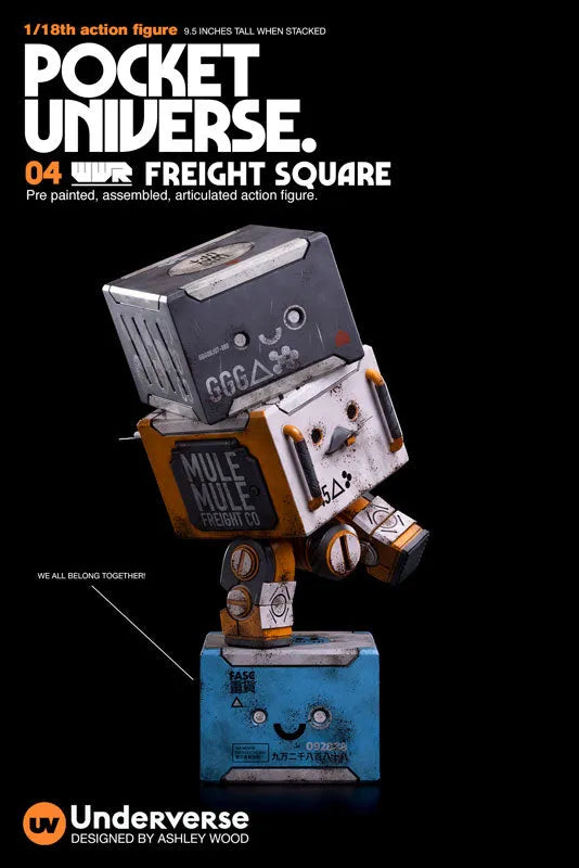 POCKET UNIVERSE WWR 1/18 MULE HEAVY FREIGHT SQUAREㅤ – Underverse – ActionFigureBrasil