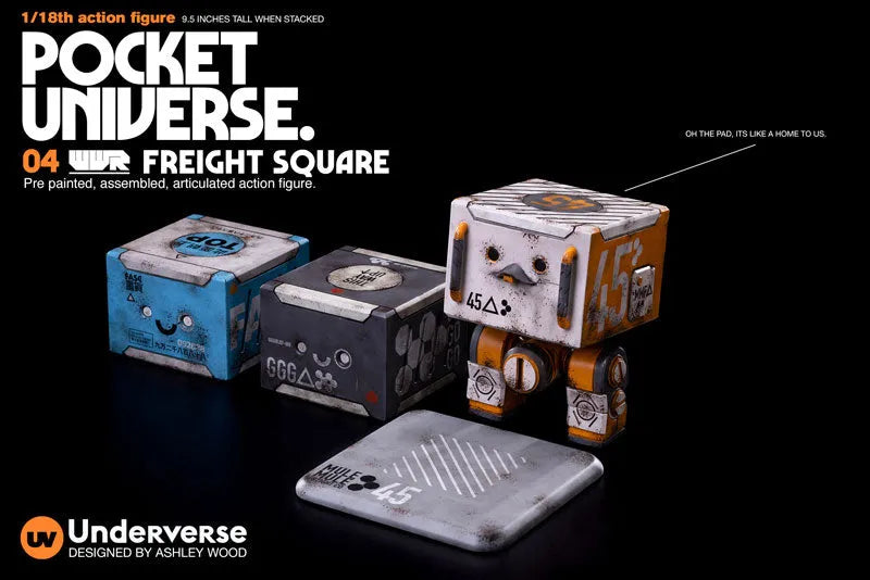POCKET UNIVERSE WWR 1/18 MULE HEAVY FREIGHT SQUAREㅤ – Underverse – ActionFigureBrasil