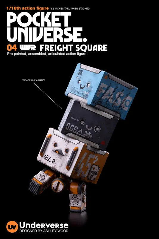 POCKET UNIVERSE WWR 1/18 MULE HEAVY FREIGHT SQUAREㅤ – Underverse – ActionFigureBrasil