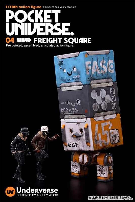POCKET UNIVERSE WWR 1/18 MULE HEAVY FREIGHT SQUAREㅤ – Underverse – ActionFigureBrasil