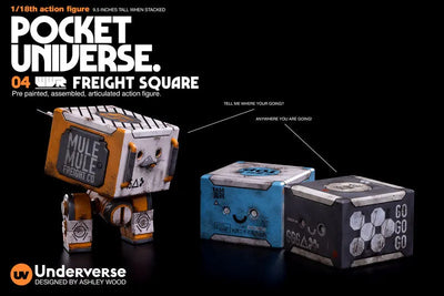POCKET UNIVERSE WWR 1/18 MULE HEAVY FREIGHT SQUAREㅤ – Underverse – ActionFigureBrasil — com base expositora