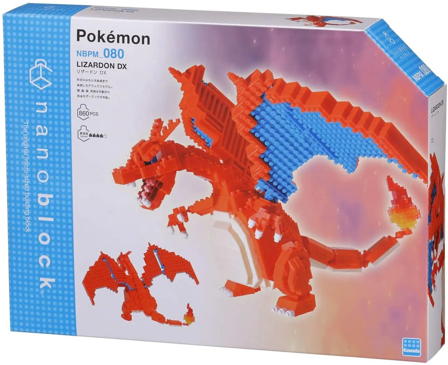 Pokemon - Charizard Nanoblock DX (Nanoblock)ㅤ – 4972825223062 – ActionFigureBrasil