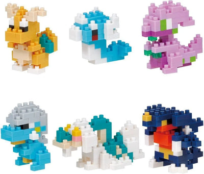 Pokemon - Mini Nanoblock - Dragon Type Blind Box - Complete Set of 6 (Kawada)ㅤ – Kawada – ActionFigureBrasil — ângulo diferente