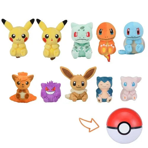 Pokemon - Mini Plushie in Poke Ball - Vol. 1 - Single Random Plushie (Pokemon Center)ㅤ – Pokémon Center – ActionFigureBrasil