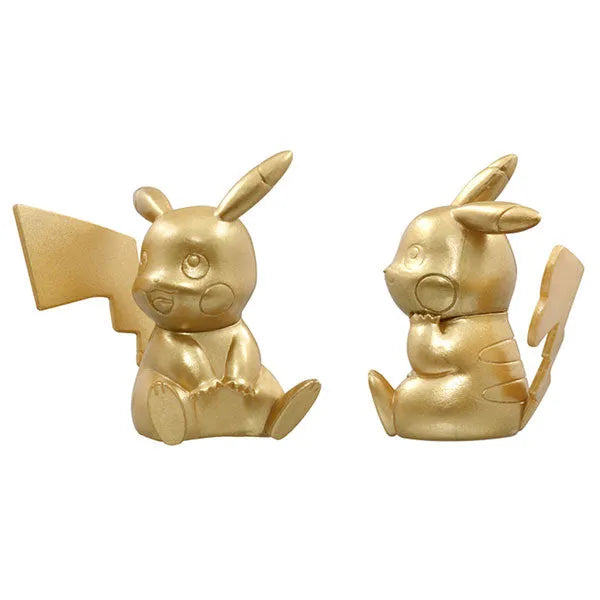Pokemon MonColle 25th Anniversary Sparkling Gold Pikachu Setㅤ – Takara Tomy – ActionFigureBrasil