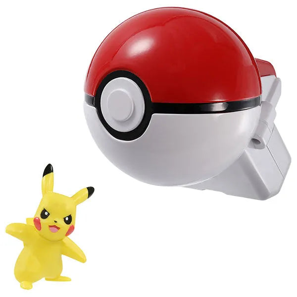 Pokemon MonColle Poketoruze Pikachu (Poke Ball)ㅤ – Takara Tomy – ActionFigureBrasil