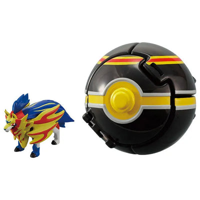 Pokemon MonColle World MonColle PokeDel-Z Zamazenta (Luxury Ball)ㅤ – Takara Tomy – ActionFigureBrasil — ângulo diferente