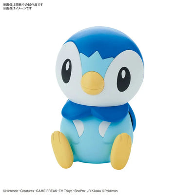 Pokemon Plamo Collection Quick!! 06 Piplup Plastic Modelㅤ – Bandai Spirits – ActionFigureBrasil