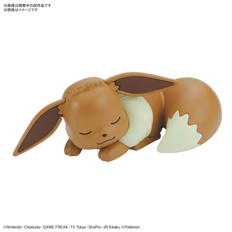 Pokemon Plamo Collection Quick!! 07 Eevee (Sleeping Pose) Plastic Modelㅤ – Bandai Spirits – ActionFigureBrasil