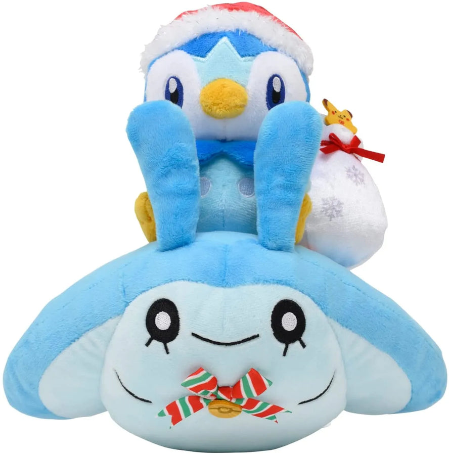 Pokémon - Pochama - Tamanta - Pokémon Christmas in the Sea (Pokémon Center)ㅤ – Pokémon Center – ActionFigureBrasil