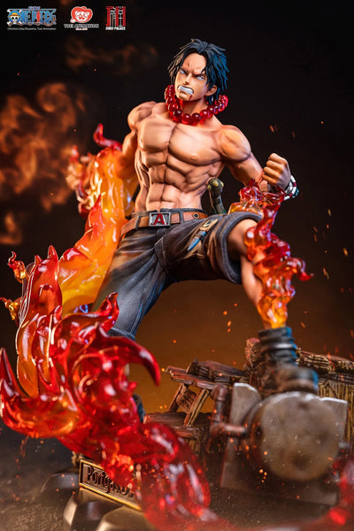 Portgas D. Ace VS Marshall D. Teach – Jimei Palace – ActionFigure Brasil — ambientada