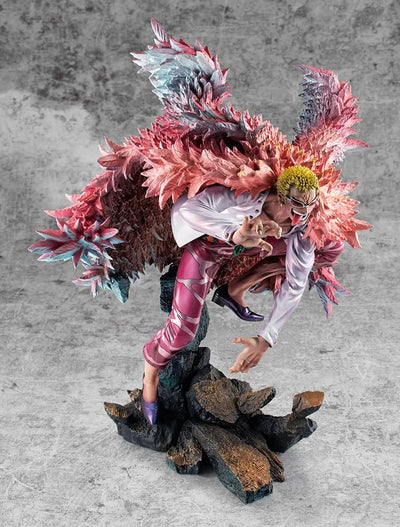 Portrait of Pirates “Heavenly Demon” Donquixote Doflamingo – MegaHouse – ActionFigure Brasil — detalhe do produto