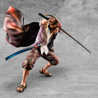 Portrait of Pirates "Red-Haired" Shanks – MegaHouse – ActionFigure Brasil — embalagem