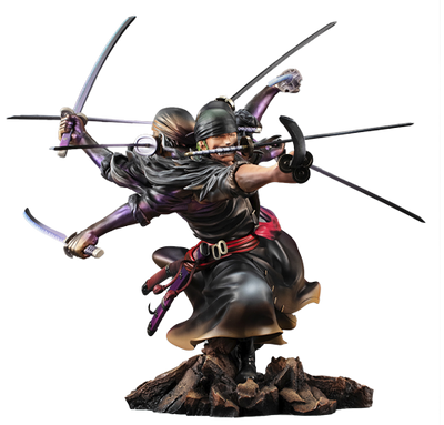 Portrait of Pirates Roronoa Zoro Demon Spirit Kyuutou-ryuu “Asura” – MegaHouse – ActionFigure Brasil