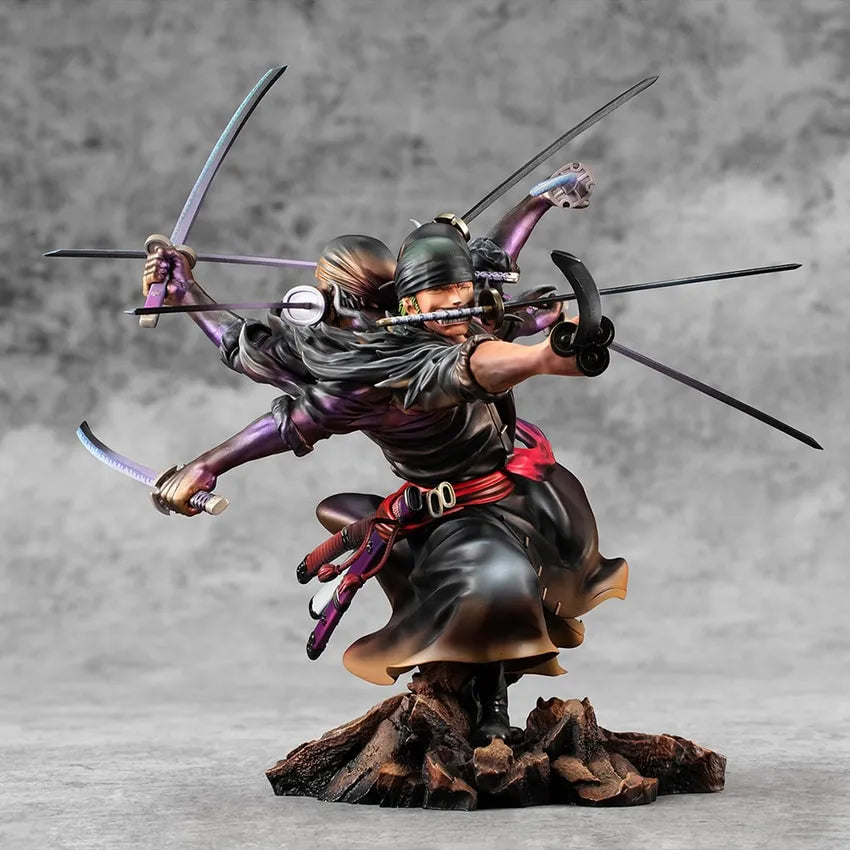 Portrait of Pirates Roronoa Zoro Demon Spirit Kyuutou-ryuu “Asura” – MegaHouse – ActionFigure Brasil