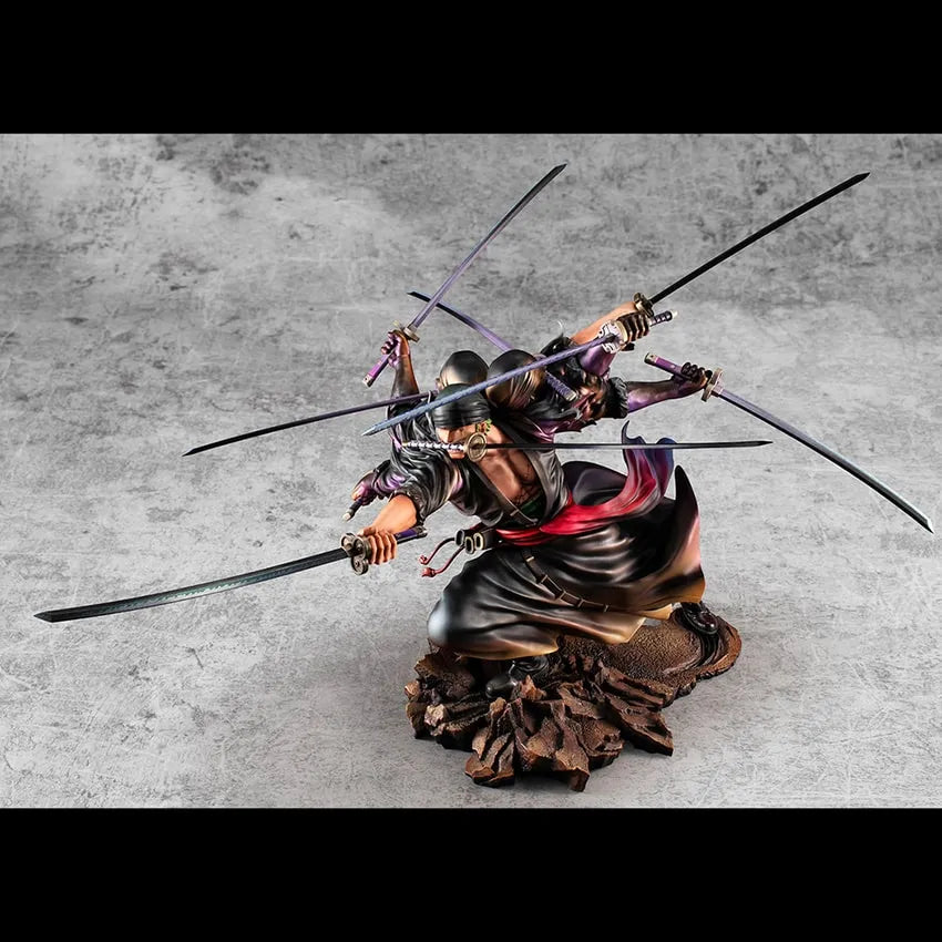 Portrait of Pirates Roronoa Zoro Demon Spirit Kyuutou-ryuu “Asura” – MegaHouse – ActionFigure Brasil