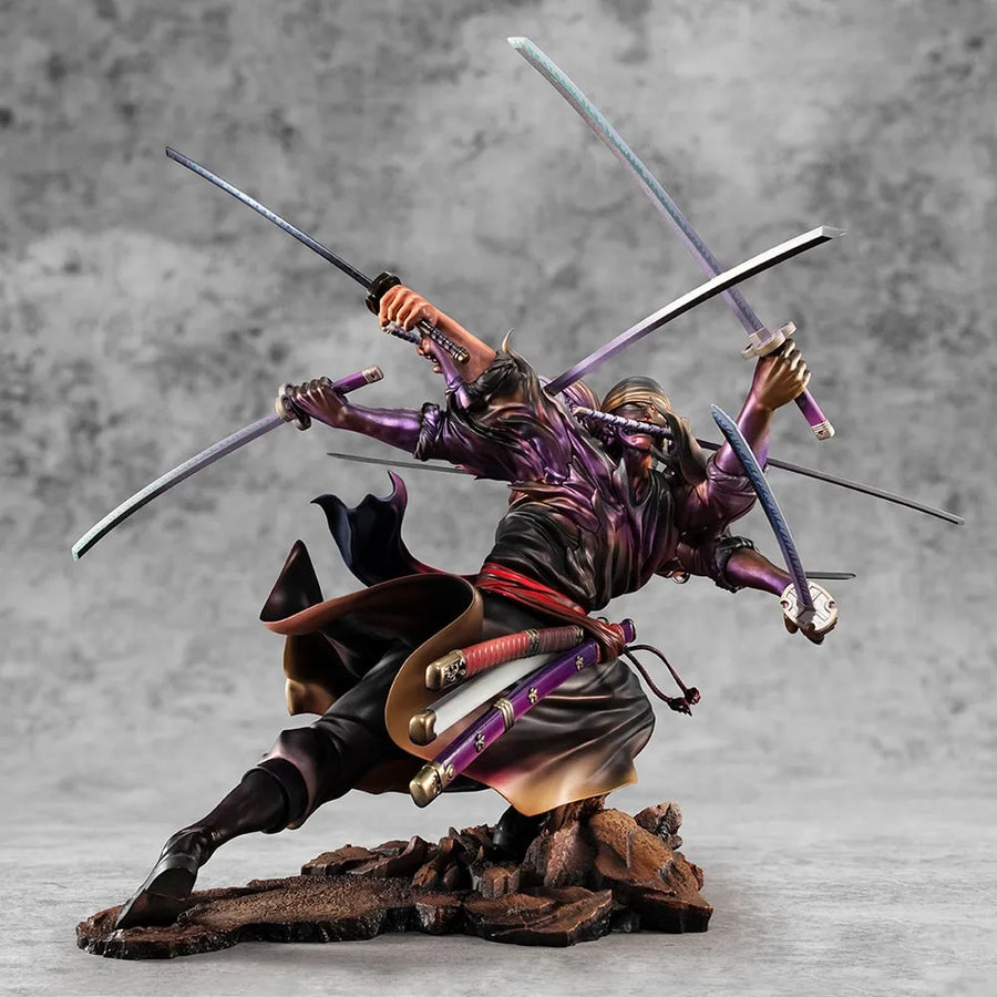 Portrait of Pirates Roronoa Zoro Demon Spirit Kyuutou-ryuu “Asura” – MegaHouse – ActionFigure Brasil