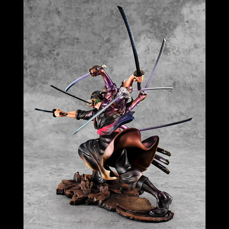 Portrait of Pirates Roronoa Zoro Demon Spirit Kyuutou-ryuu “Asura” – MegaHouse – ActionFigure Brasil