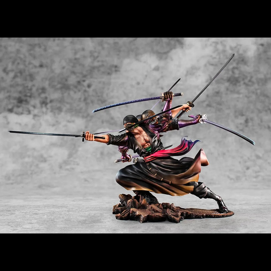Portrait of Pirates Roronoa Zoro Demon Spirit Kyuutou-ryuu “Asura” – MegaHouse – ActionFigure Brasil