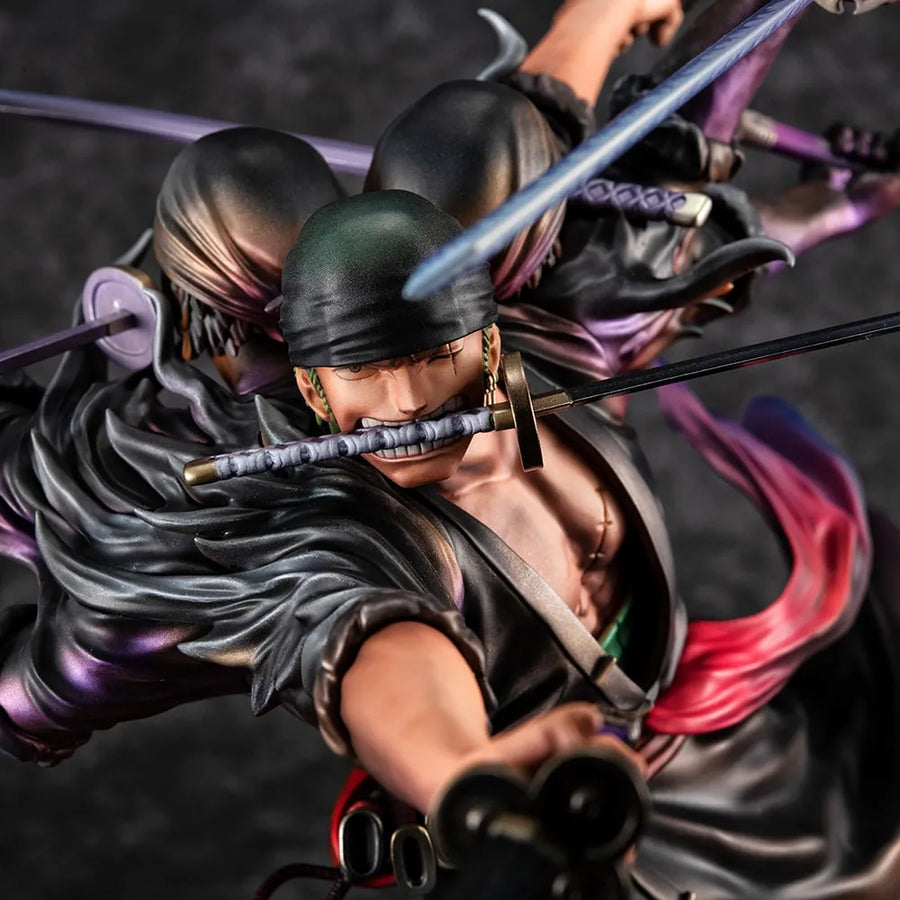 Portrait of Pirates Roronoa Zoro Demon Spirit Kyuutou-ryuu “Asura” – MegaHouse – ActionFigure Brasil