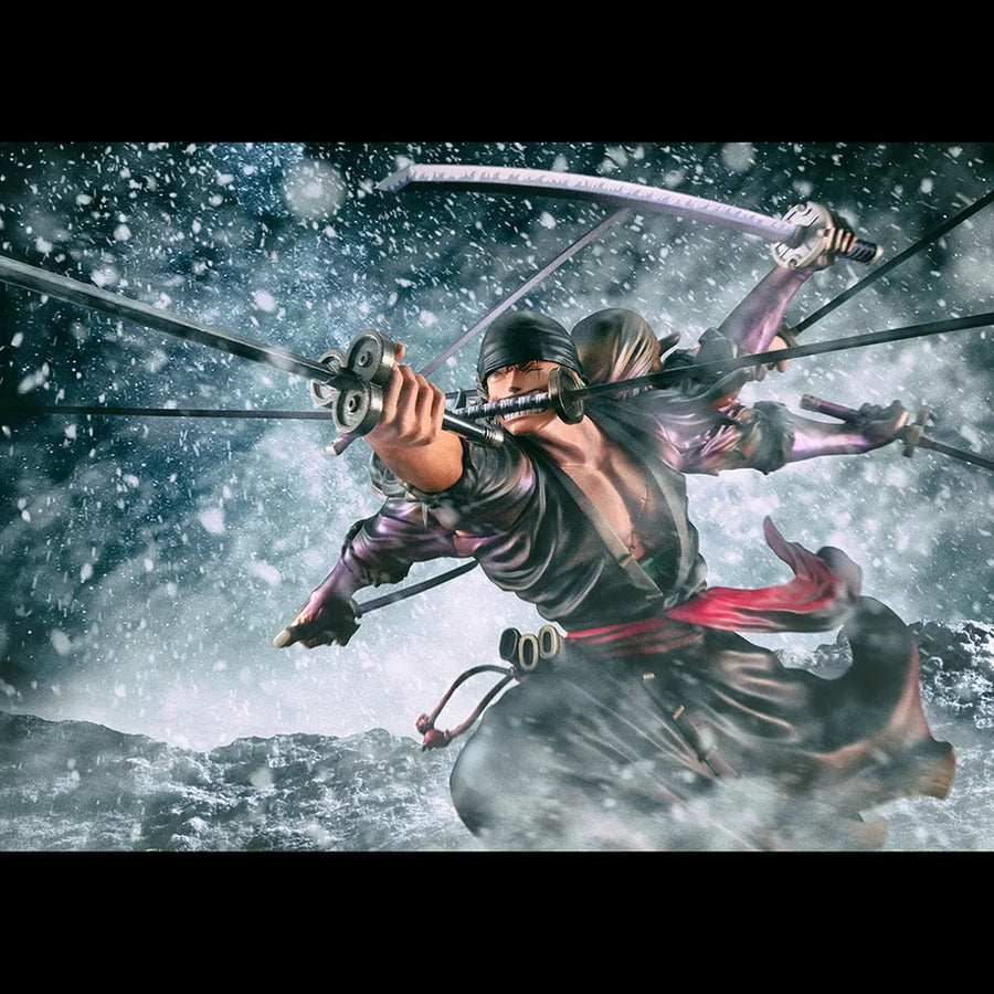Portrait of Pirates Roronoa Zoro Demon Spirit Kyuutou-ryuu “Asura” – MegaHouse – ActionFigure Brasil