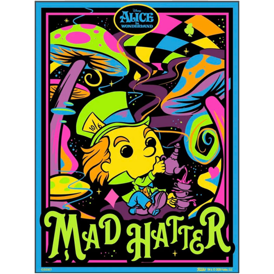 POSTER FUNKO POP ALICE IN WONDERLAND - MAD HATTER BRINDE