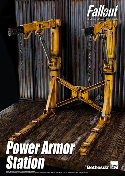 Power Armor Station – Threezero – ActionFigure Brasil — close