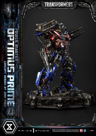 Power Master Optimus Prime (Ultimate Bonus Version) - LIMITED EDITION: 180 – Prime 1 Studio – ActionFigure Brasil — com base expositora