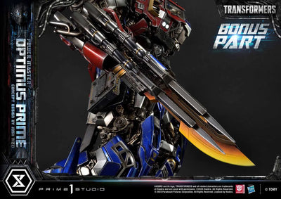 Power Master Optimus Prime (Ultimate Bonus Version) - LIMITED EDITION: 180 – Prime 1 Studio – ActionFigure Brasil — com base expositora