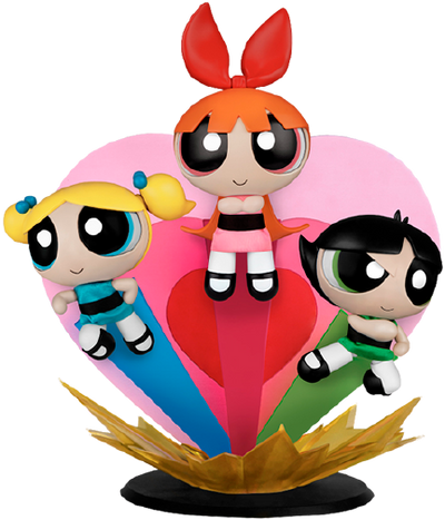 Powerpuff Girls Set – Beast Kingdom – ActionFigure Brasil — iluminação de estúdio