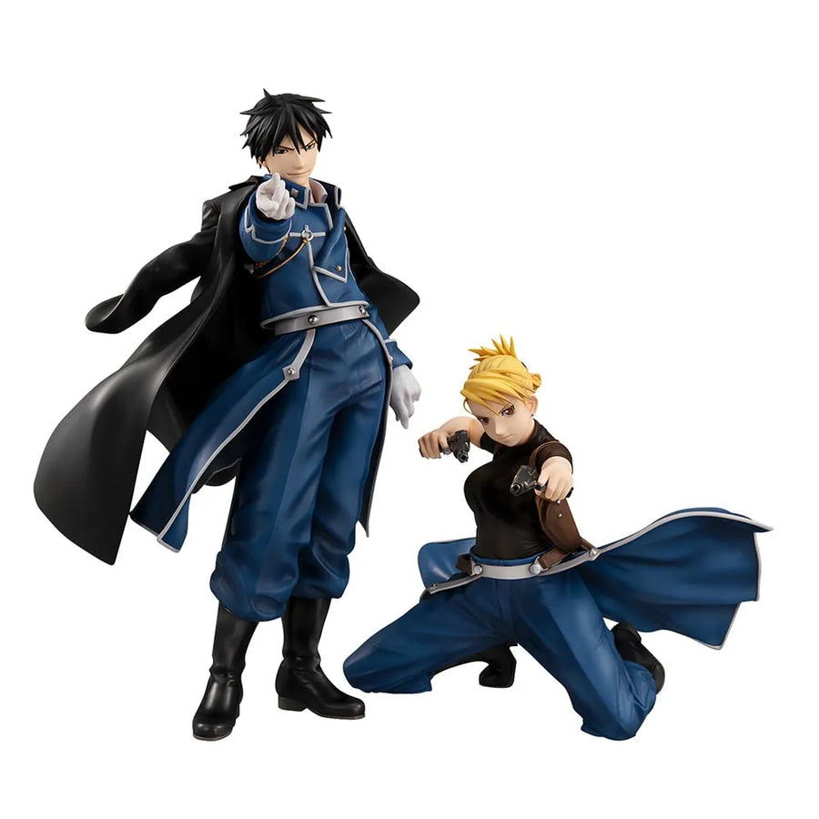 Precious G.E.M Roy Mustang & Riza Hawkeye – MegaHouse – ActionFigure Brasil