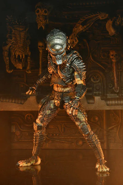 Predator 2 / Boar Predator Ultimate 7 Inch Action Figureㅤ – NECA – ActionFigureBrasil — com base expositora