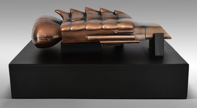 Predator 2 Plasmacaster - LIMITED EDITION: 500 – Hollywood Collectibles Group – ActionFigure Brasil — com base expositora