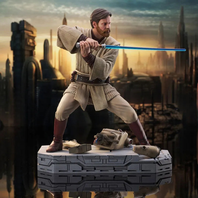 Premier Collection / Star Wars Revenge of the Sith: Obi-Wan Kenobi Statueㅤ – Diamond Select Toys – ActionFigureBrasil
