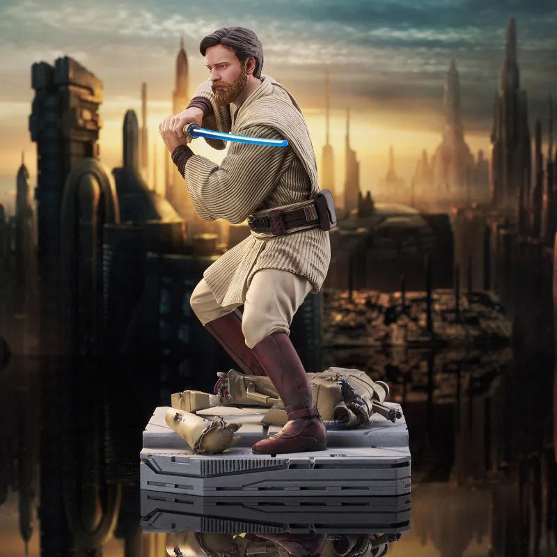 Premier Collection / Star Wars Revenge of the Sith: Obi-Wan Kenobi Statueㅤ – Diamond Select Toys – ActionFigureBrasil