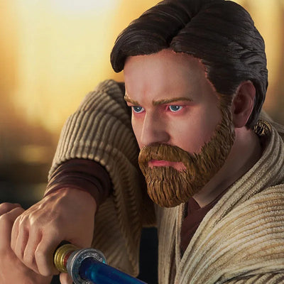 Premier Collection / Star Wars Revenge of the Sith: Obi-Wan Kenobi Statueㅤ – Diamond Select Toys – ActionFigureBrasil — ambientada