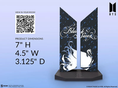 Premium BTS Logo: Black Swan Edition - LIMITED EDITION (Black Swan Edition) – Sideshow Collectibles – ActionFigure Brasil — ambientada