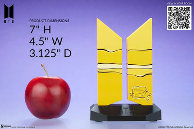 Premium BTS Logo: Butter Edition - LIMITED EDITION (Butter Edition) – Sideshow Collectibles – ActionFigure Brasil — embalagem
