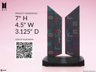 Premium BTS Logo: Hangeul Edition - LIMITED EDITION (Hangeul Edition) – Sideshow Collectibles – ActionFigure Brasil — close