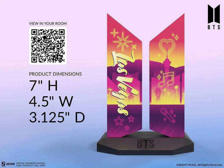 Premium BTS Logo: Las Vegas Edition - LIMITED EDITION (Las Vegas Edition) – Sideshow Collectibles – ActionFigure Brasil