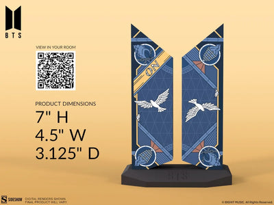 Premium BTS Logo: On Edition - LIMITED EDITION (On Edition) – Sideshow Collectibles – ActionFigure Brasil — close