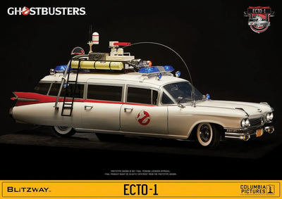 Premium Ultimate Masterpiece Ghostbusters 1984 1/6 Vehicle ECTO-1(Provisional Pre-order)ㅤ – Blitzway – ActionFigureBrasil — ângulo diferente