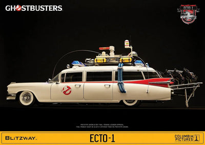 Premium Ultimate Masterpiece Ghostbusters 1984 1/6 Vehicle ECTO-1(Provisional Pre-order)ㅤ – Blitzway – ActionFigureBrasil — ângulo diferente