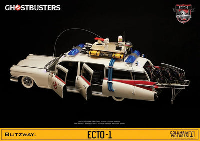 Premium Ultimate Masterpiece Ghostbusters 1984 1/6 Vehicle ECTO-1(Provisional Pre-order)ㅤ – Blitzway – ActionFigureBrasil — detalhe do produto
